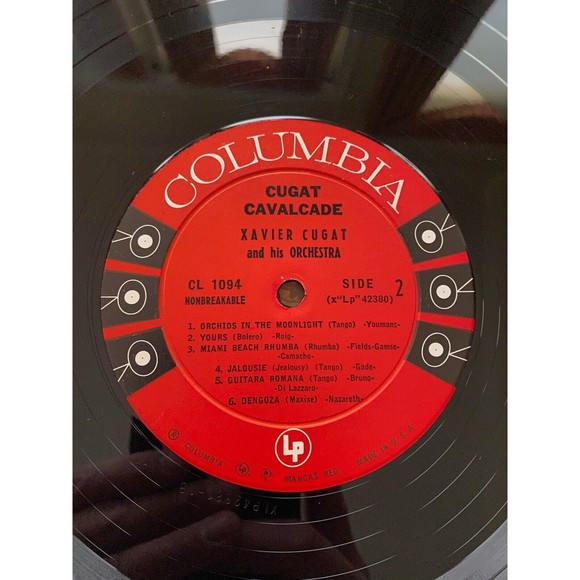 Xavier Cugat Orchestra Cugat Cavalcade Greatest Hits LP Vinyl Record CL1094 VG+ - Picture 7 of 8